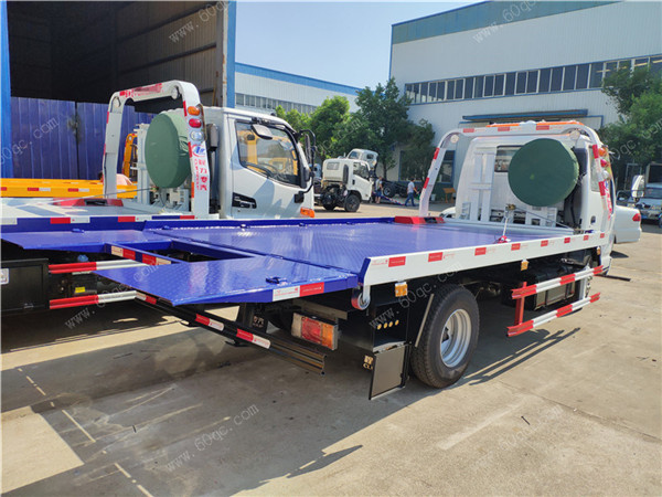 慶鈴五十鈴藍牌一拖二清障車